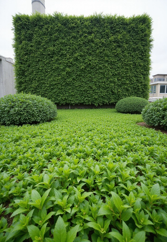 30 Plant Fence Ideas to Blend Nature with Privacy 23 30 Plant Fence Ideas to Blend Nature with Privacy - 23. Green Roof for Privacy