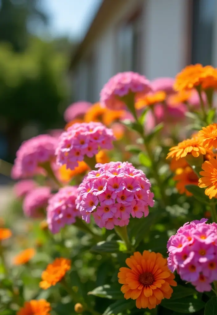 30 Plant Ideas for the Front of Your House to Boost Curb Appeal 23 30 Plant Ideas for the Front of Your House to Boost Curb Appeal - 23. Verbena for Continuous Blooms