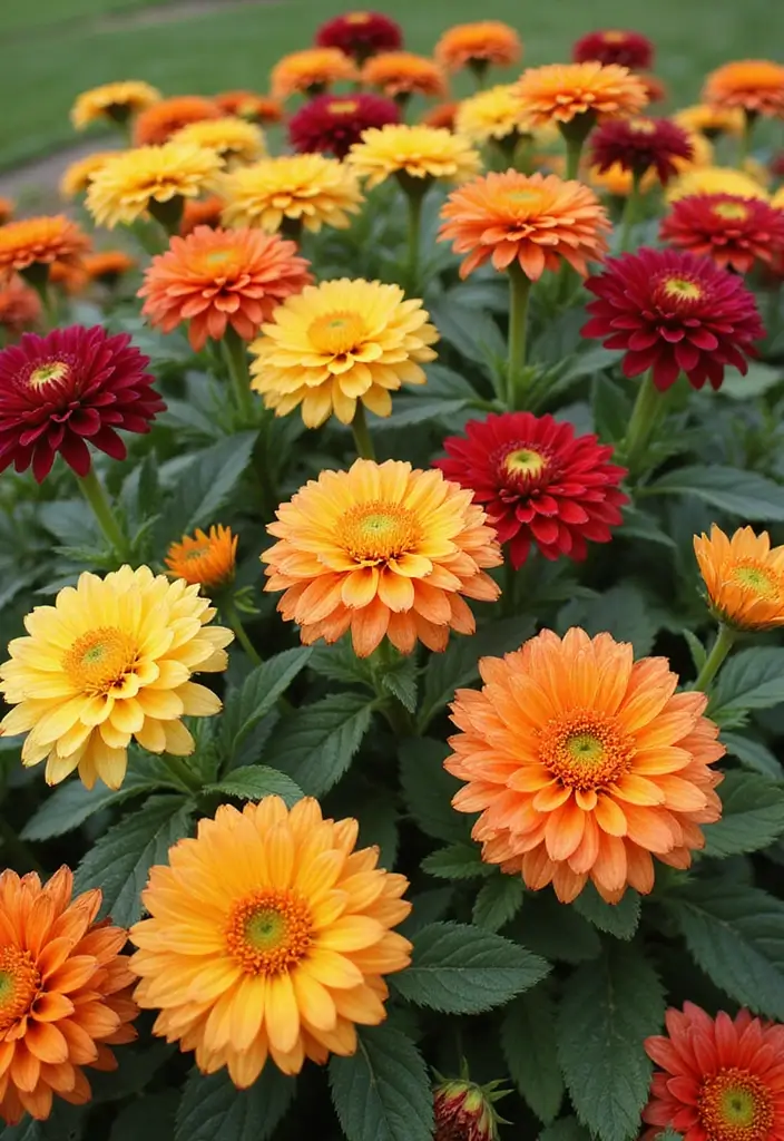 30 Plant Ideas for the Front of Your House to Boost Curb Appeal 27 30 Plant Ideas for the Front of Your House to Boost Curb Appeal - 27. Chrysanthemums for Fall Color