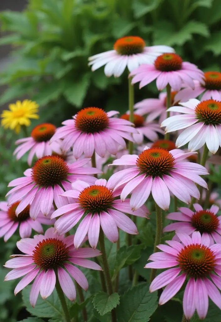 30 Plant Ideas for the Front of Your House to Boost Curb Appeal 5 30 Plant Ideas for the Front of Your House to Boost Curb Appeal - 5. Coneflowers for Vibrant Blooms