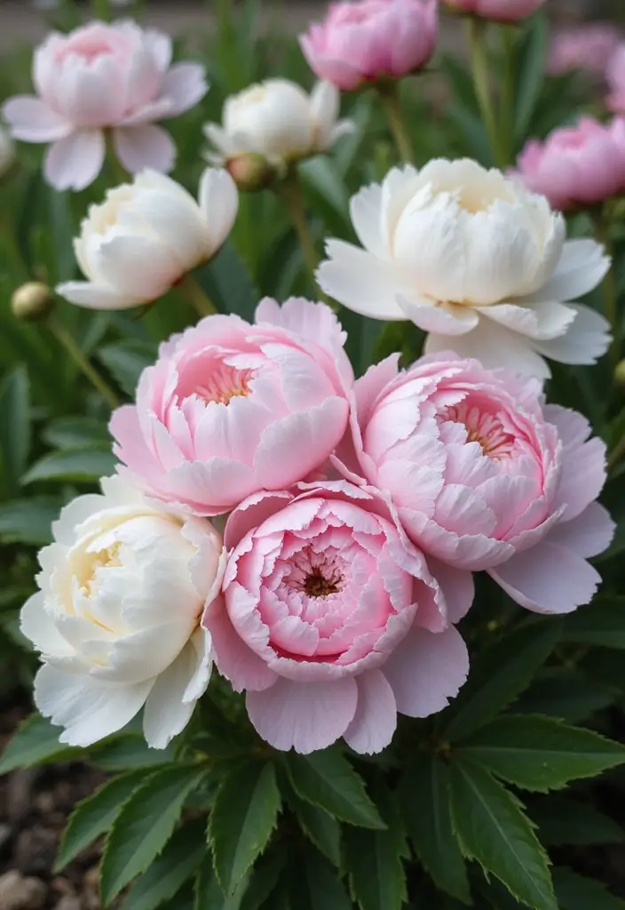 30 Plant Ideas for the Front of Your House to Boost Curb Appeal 8 30 Plant Ideas for the Front of Your House to Boost Curb Appeal - 8. Peonies for Romantic Elegance