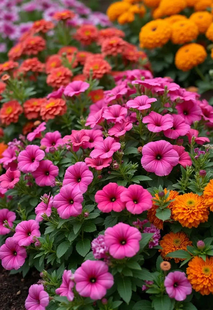 30 Plant Landscaping Ideas for a Lush Backyard - 19. Colorful Annuals