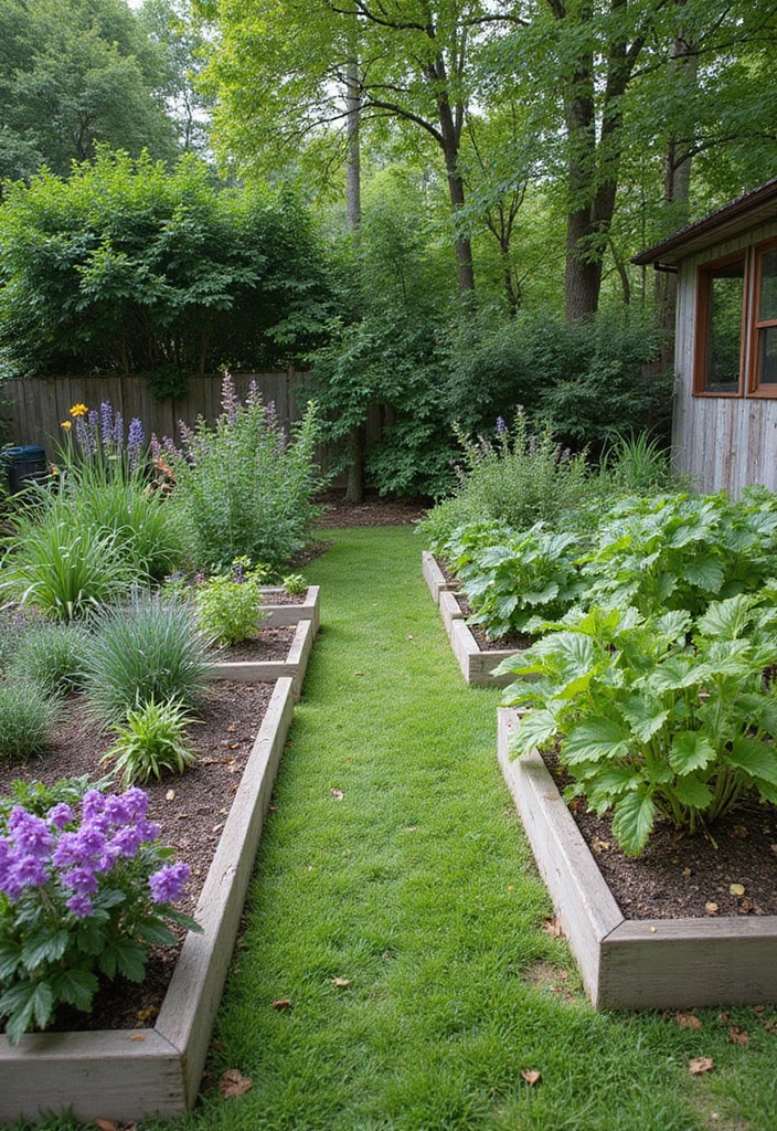 30 Plant Landscaping Ideas for a Lush Backyard - 25. Raised Garden Beds