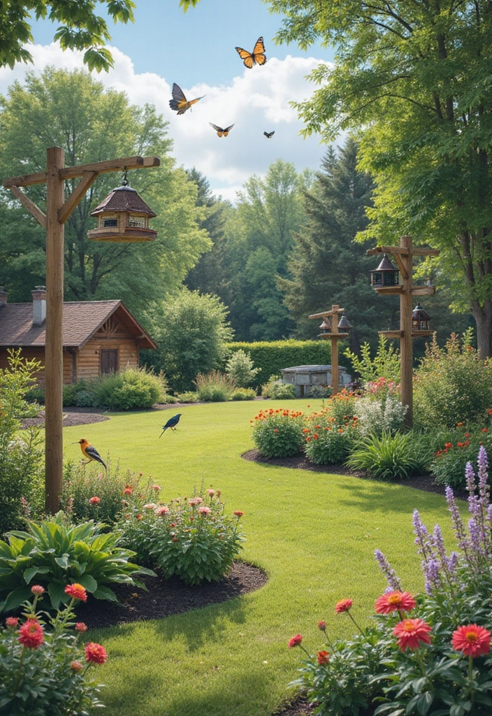 30 Plant Landscaping Ideas for a Lush Backyard - 5. Wildlife-Friendly Spaces