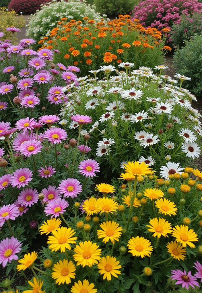 30 Plant Landscaping Ideas for a Lush Backyard - 8. Colorful Perennial Borders
