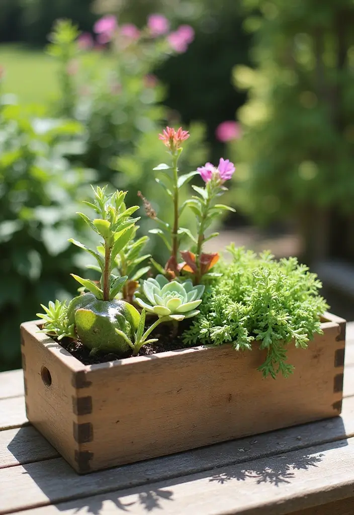 30 Plant Pot Design Ideas to Upgrade Your Decor 22 30 Plant Pot Design Ideas to Upgrade Your Decor - 22. Decorative Wooden Troughs