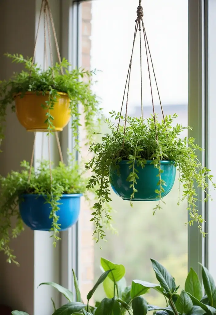 30 Plant Pot Design Ideas to Upgrade Your Decor 6 30 Plant Pot Design Ideas to Upgrade Your Decor - 6. Hanging Planters