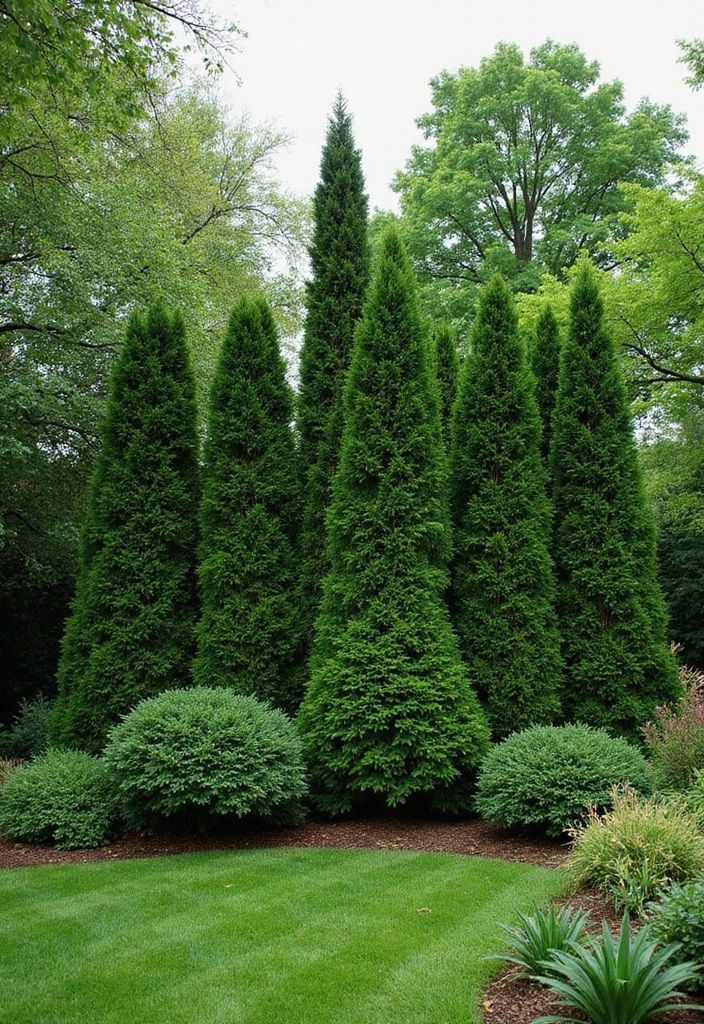 30 Plant Privacy Screen Ideas for a Natural Barrier - 30. Mixed Evergreen Privacy Screens