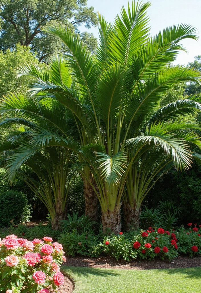 30 Plant Privacy Screen Ideas for a Natural Barrier - 8. Privacy Palms