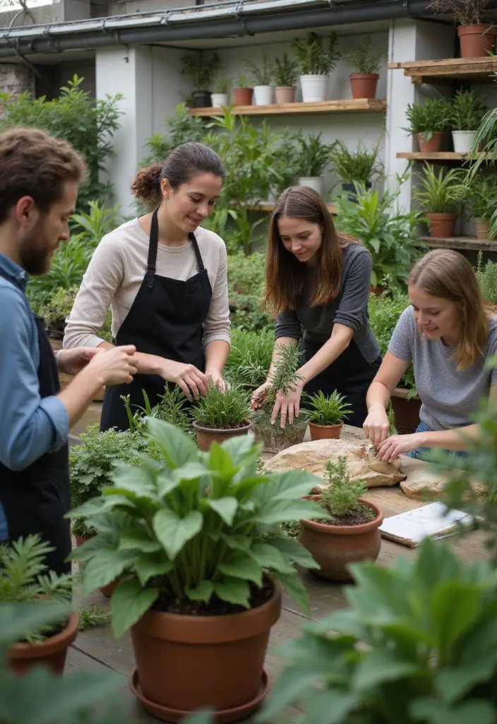 30 Plant Store Design Ideas That Attract Customers 14 30 Plant Store Design Ideas That Attract Customers - 14. Community Workshops