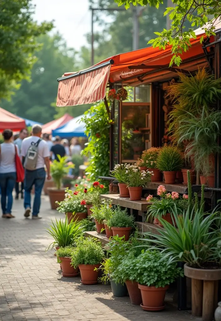 30 Plant Store Design Ideas That Attract Customers 16 30 Plant Store Design Ideas That Attract Customers - 16. Pop-Up Plant Shops