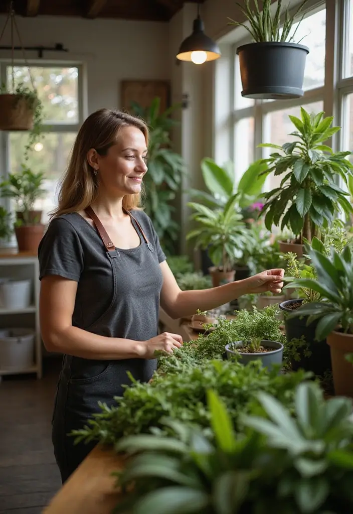 30 Plant Store Design Ideas That Attract Customers 17 30 Plant Store Design Ideas That Attract Customers - 17. Engaging Staff Assistance