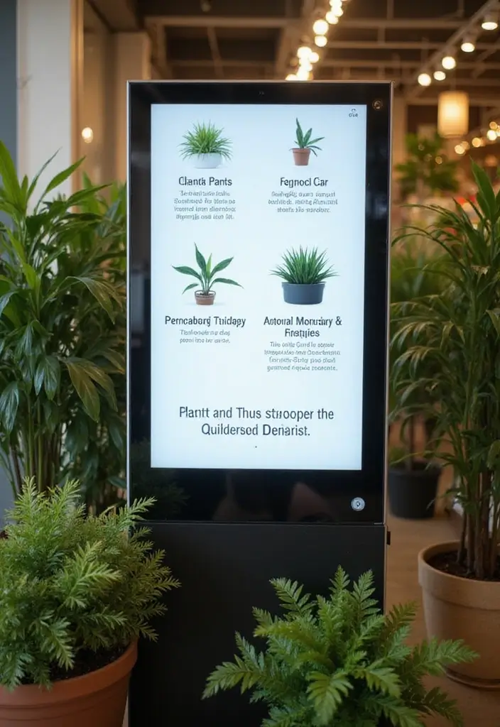 30 Plant Store Design Ideas That Attract Customers 20 30 Plant Store Design Ideas That Attract Customers - 20. Digital Integration