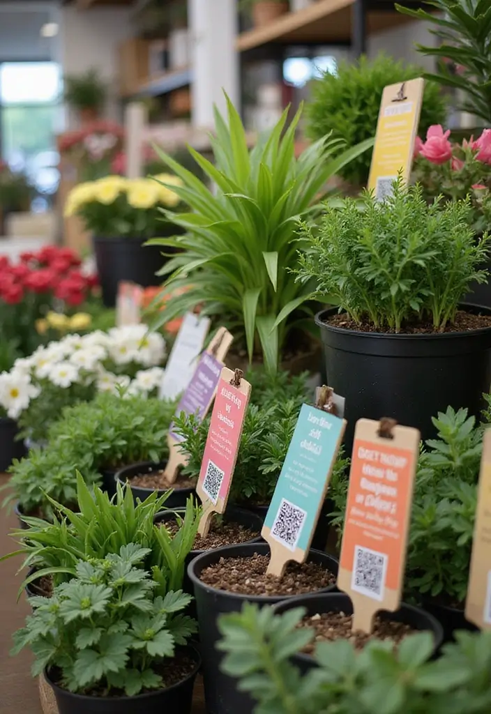 30 Plant Store Design Ideas That Attract Customers 3 30 Plant Store Design Ideas That Attract Customers - 3. Interactive Plant Labeling