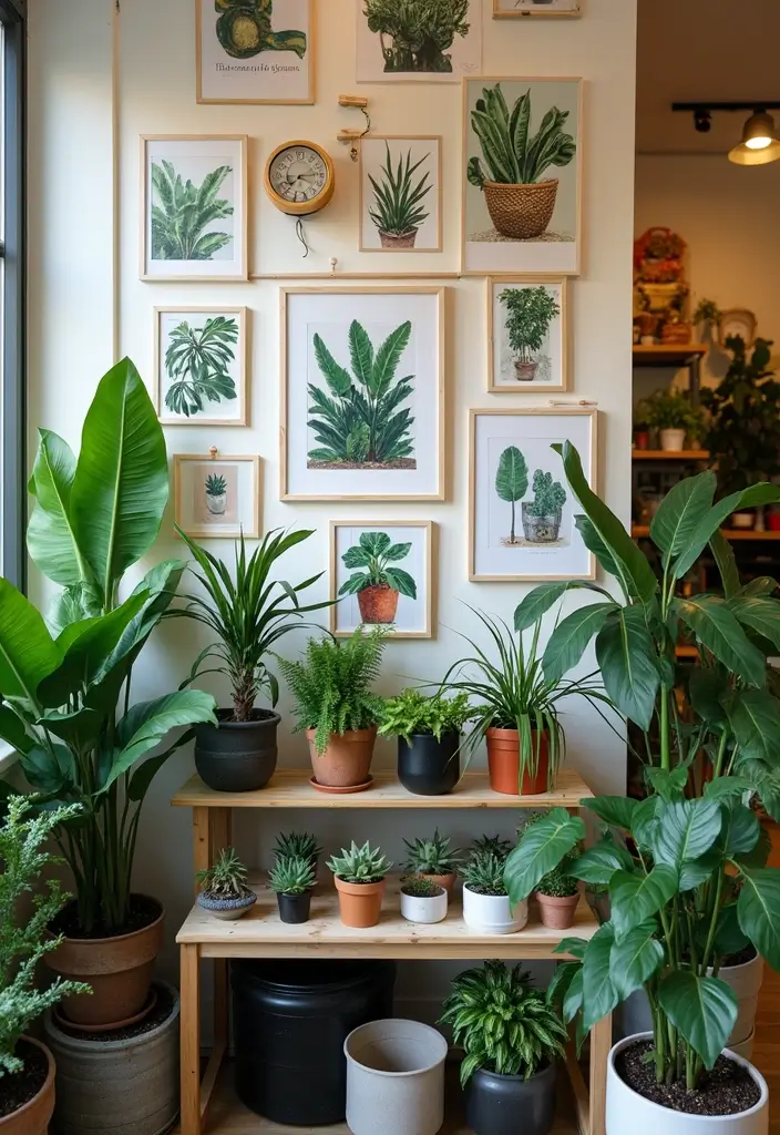 30 Plant Store Design Ideas That Attract Customers 30 30 Plant Store Design Ideas That Attract Customers - 30. Collaborative Displays with Local Artists