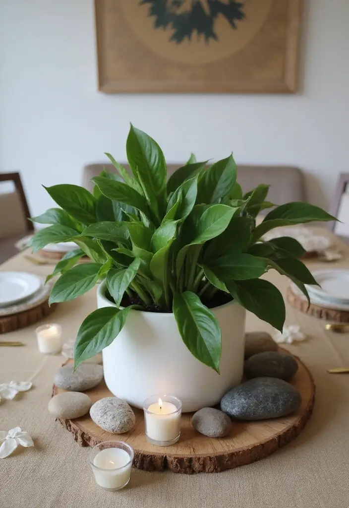 30 Pothos Plant Aesthetic Inspirations You’ll Love 6 30 Pothos Plant Aesthetic Inspirations You’ll Love - 6. Table Centerpiece