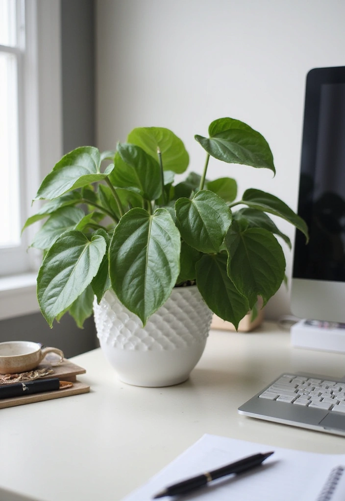 30 Pothos Plant Aesthetic Inspirations You’ll Love 9 30 Pothos Plant Aesthetic Inspirations You’ll Love - 9. Office Oasis