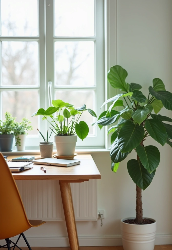 30 Pothos Plant Decor Ideas for Every Corner of Your Home 24 30 Pothos Plant Decor Ideas for Every Corner of Your Home - 24. Home Office Greenery