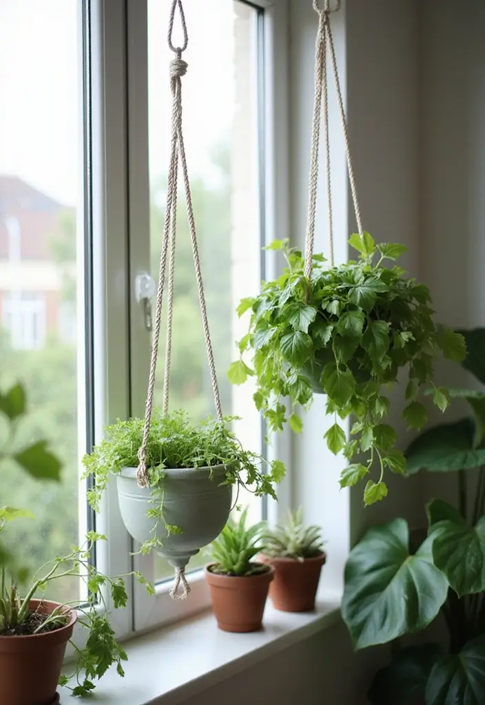 30 Pothos Plant Decor Ideas for Every Corner of Your Home 26 30 Pothos Plant Decor Ideas for Every Corner of Your Home - 26. Multi-Purpose Plant Hangers