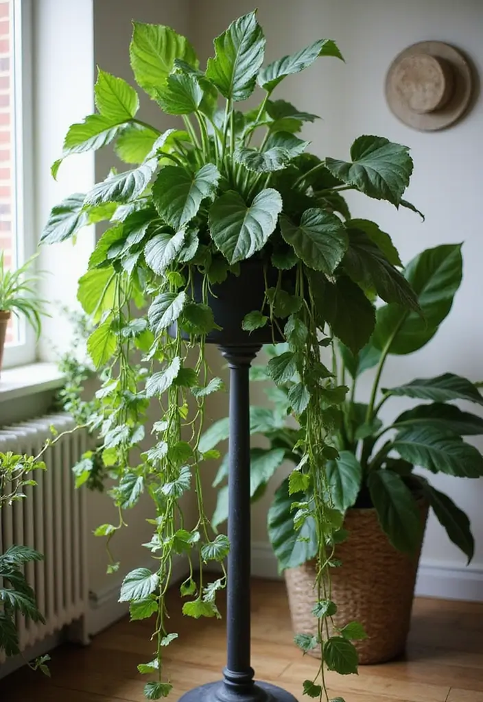 30 Pothos Plant Decor Ideas for Every Corner of Your Home 9 30 Pothos Plant Decor Ideas for Every Corner of Your Home - 9. Plant Stands