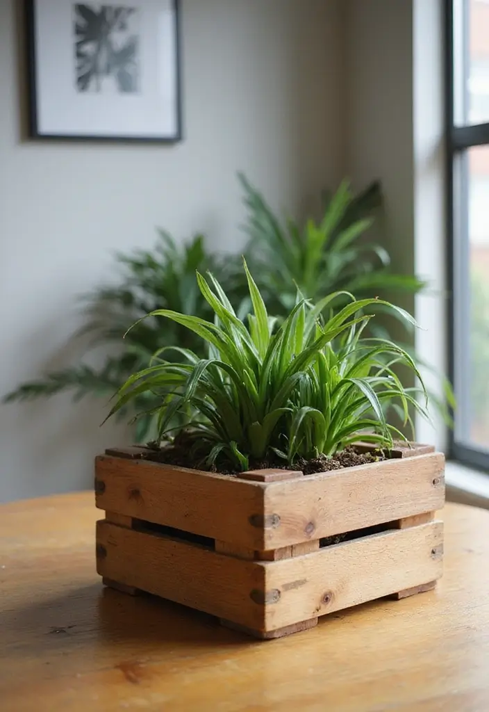 30 Spider Plant Decor Ideas You’ll Want to Try 15 30 Spider Plant Decor Ideas You’ll Want to Try - 15. Utilize a Plant Box