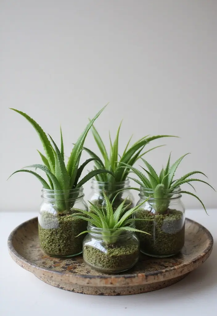 30 Spider Plant Decor Ideas You’ll Want to Try 16 30 Spider Plant Decor Ideas You’ll Want to Try - 16. Artistic Plant Jars