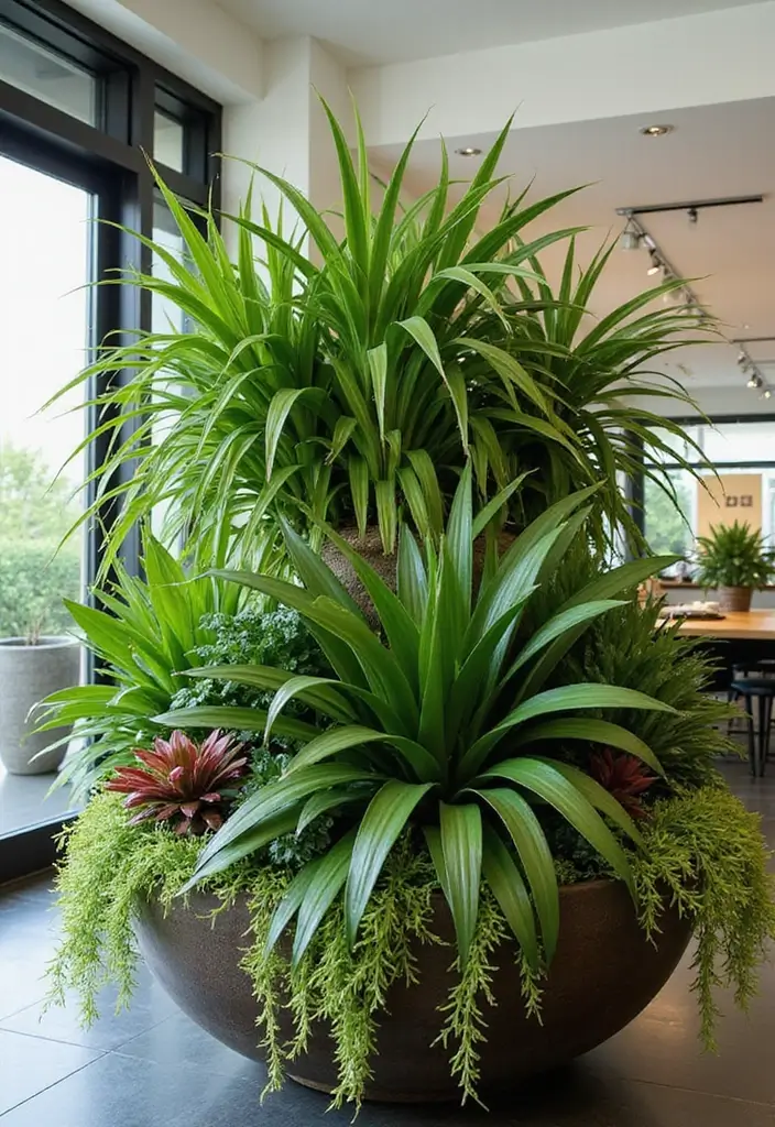 30 Spider Plant Decor Ideas You’ll Want to Try 17 30 Spider Plant Decor Ideas You’ll Want to Try - 17. Mix and Match with Other Houseplants