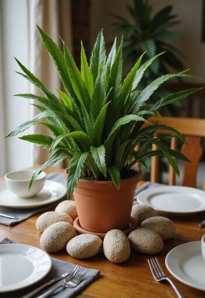 30 Spider Plant Decor Ideas You’ll Want to Try 18 30 Spider Plant Decor Ideas You’ll Want to Try - 18. Spider Plants as Centerpieces