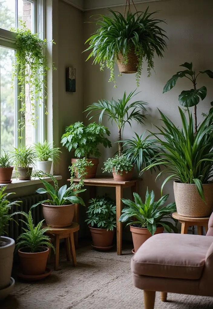 30 Spider Plant Decor Ideas You’ll Want to Try 27 30 Spider Plant Decor Ideas You’ll Want to Try - 27. Create a Spider Plant Oasis