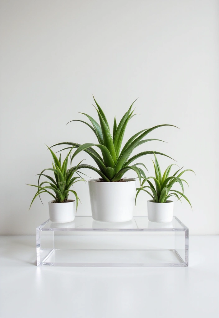 30 Spider Plant Decor Ideas You’ll Want to Try 29 30 Spider Plant Decor Ideas You’ll Want to Try - 29. Use a Clear Acrylic Stand