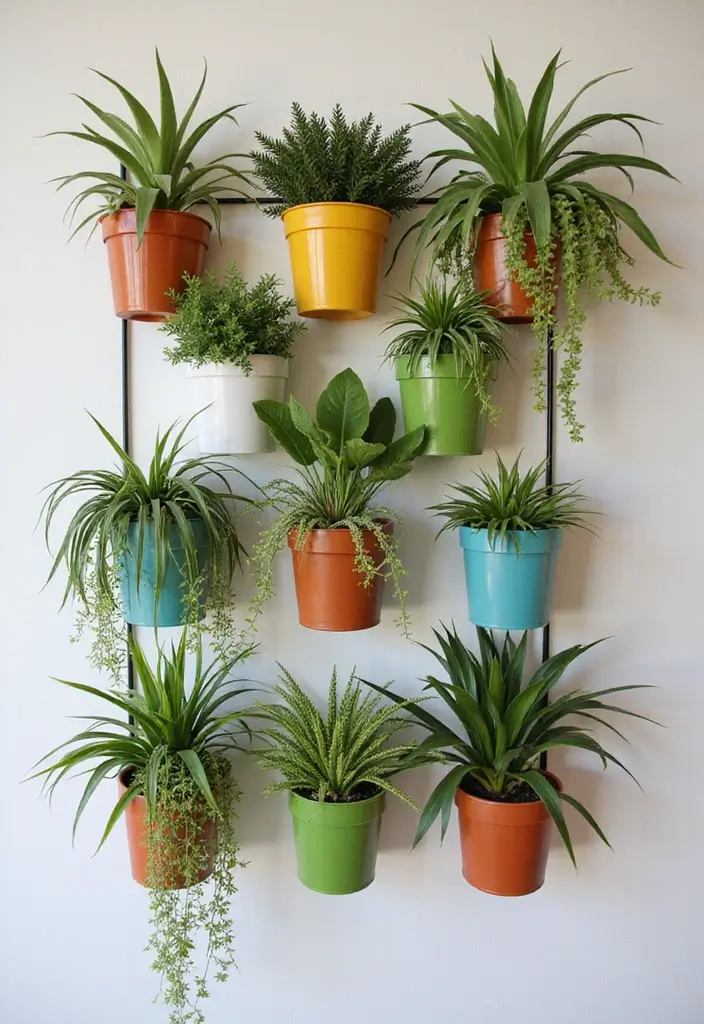 30 Spider Plant Decor Ideas You’ll Want to Try 4 30 Spider Plant Decor Ideas You’ll Want to Try - 4. Wall-Mounted Planter Gardens