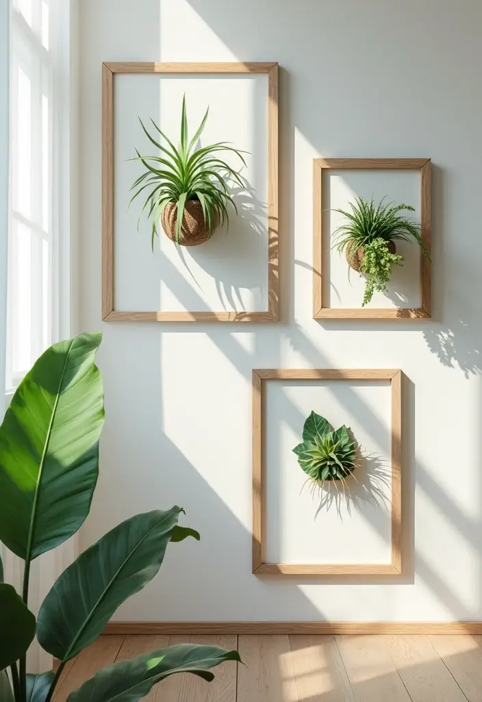 30 Stunning Plant Decor Ideas for a Fresh and Modern Look - 9. Plant-Infused Artwork