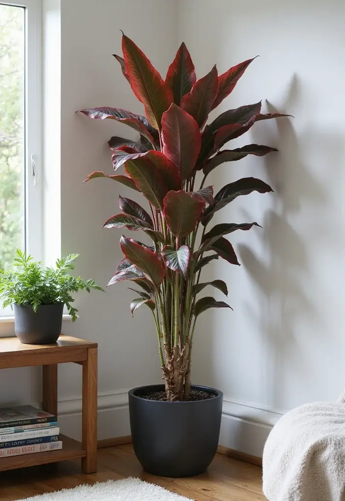 30 Stunning Red Leaf Plant Varieties to Try in Your Garden 5 30 Stunning Red Leaf Plant Varieties to Try in Your Garden - 5. Red-Edged Dracaena (Dracaena marginata)