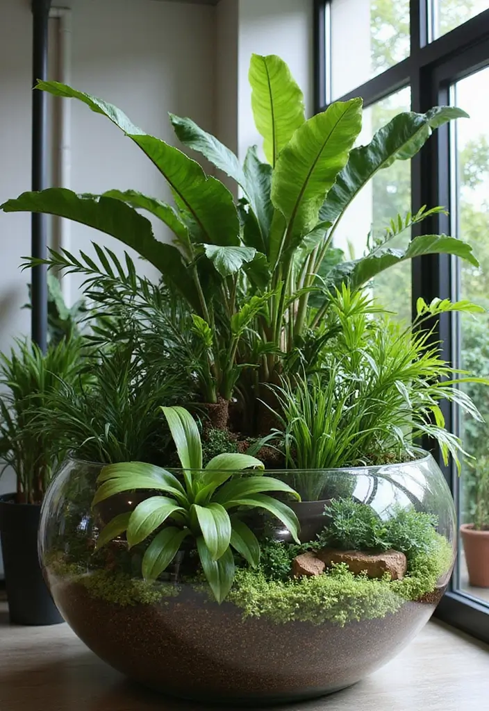 30 Unique Plant Terrarium Ideas for Small Green Worlds 18 30 Unique Plant Terrarium Ideas for Small Green Worlds - 18. Urban Jungle