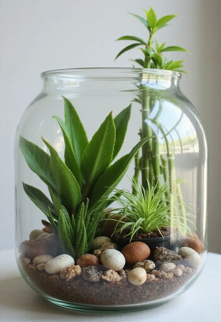 30 Unique Plant Terrarium Ideas for Small Green Worlds 27 30 Unique Plant Terrarium Ideas for Small Green Worlds - 27. Pet-Friendly Terrarium