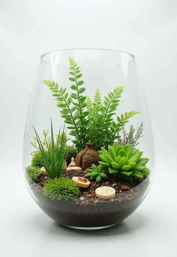 30 Unique Plant Terrarium Ideas for Small Green Worlds 30 30 Unique Plant Terrarium Ideas for Small Green Worlds - 30. Interactive Terrarium