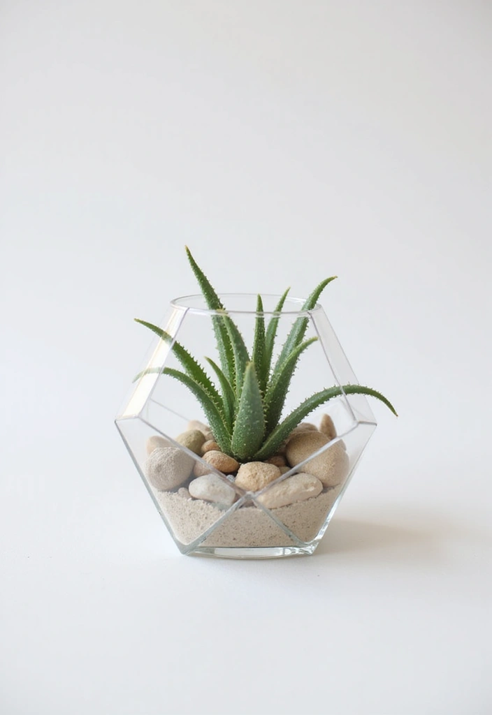 30 Unique Plant Terrarium Ideas for Small Green Worlds 8 30 Unique Plant Terrarium Ideas for Small Green Worlds - 8. Minimalist Nature