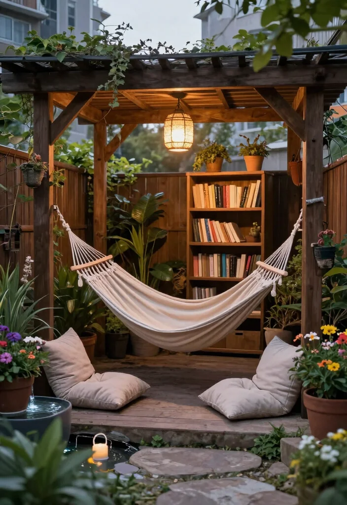 10 ACNH Pergola Ideas Inspired by Cozy Outdoor Design - 5. Cozy Corner Retreat 1