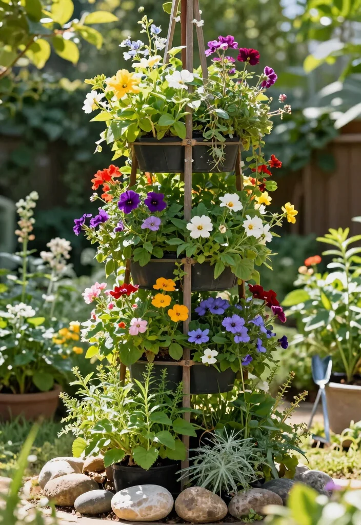 10 Arbor Trellis Ideas to Create Garden Entrances and Shade - 9. Vertical Planter Trellis for Space Saving 1