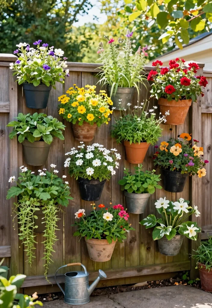 10 Back Garden Patio Ideas for Everyday Outdoor Enjoyment - 2. Vertical Gardens 1