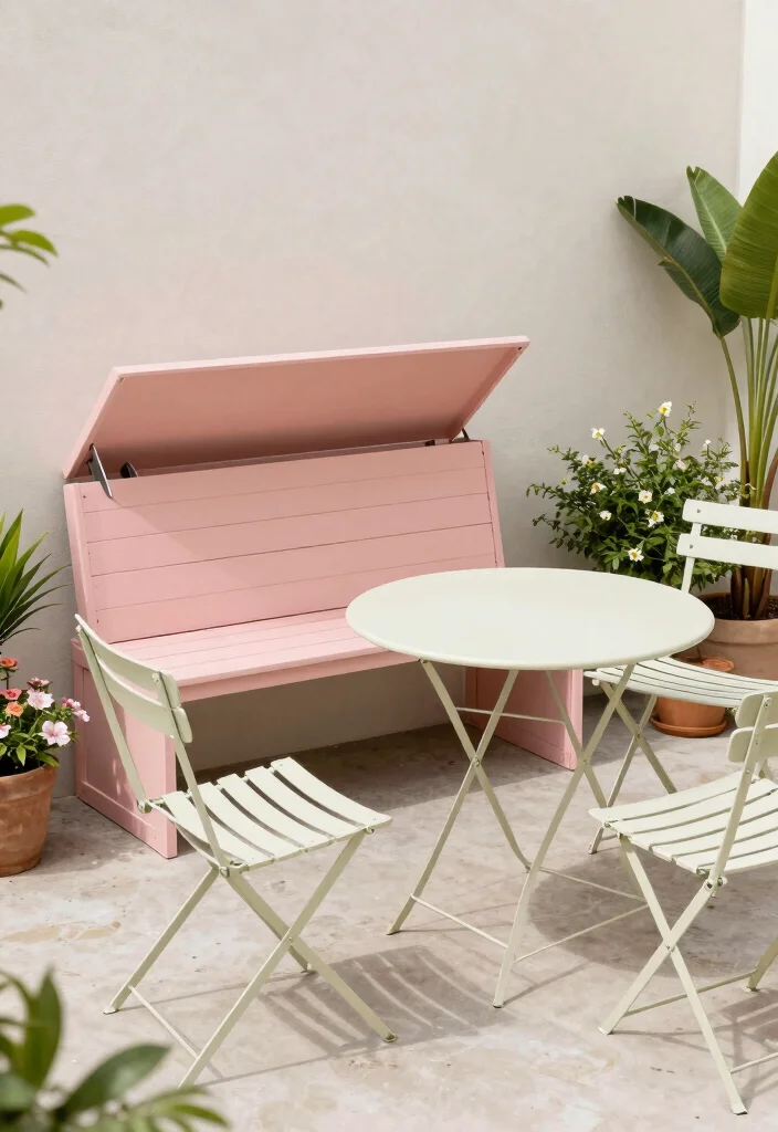 10 Back Garden Patio Ideas for Everyday Outdoor Enjoyment - 4. Multi-Functional Furniture 1