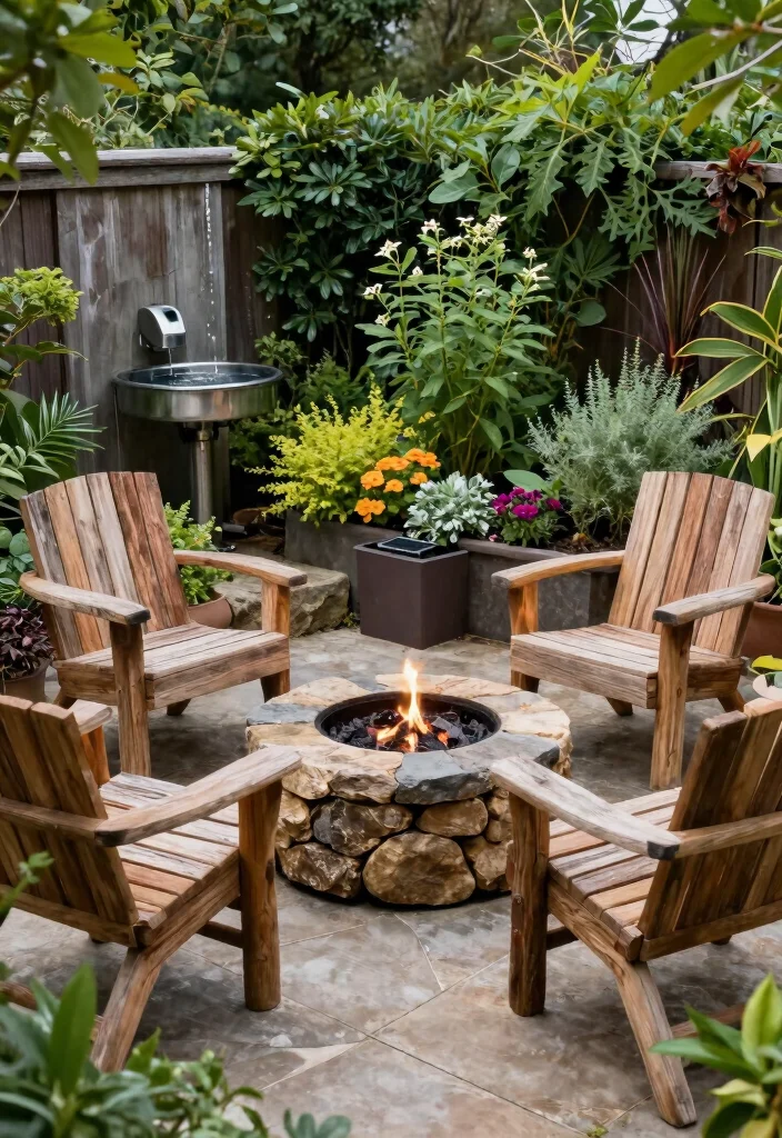 10 Back Garden Patio Ideas for Everyday Outdoor Enjoyment - 8. Sustainable Practices 1