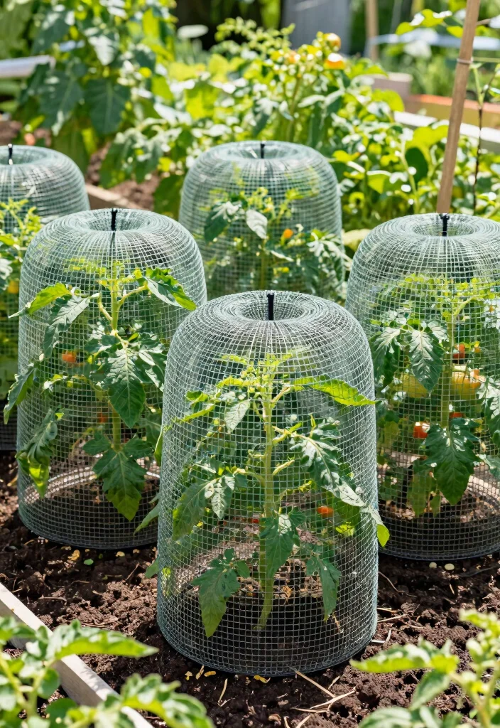 10 Best Tomato Trellis Ideas for Healthy and Easy Harvests - 1. Classic Tomato Cages 1