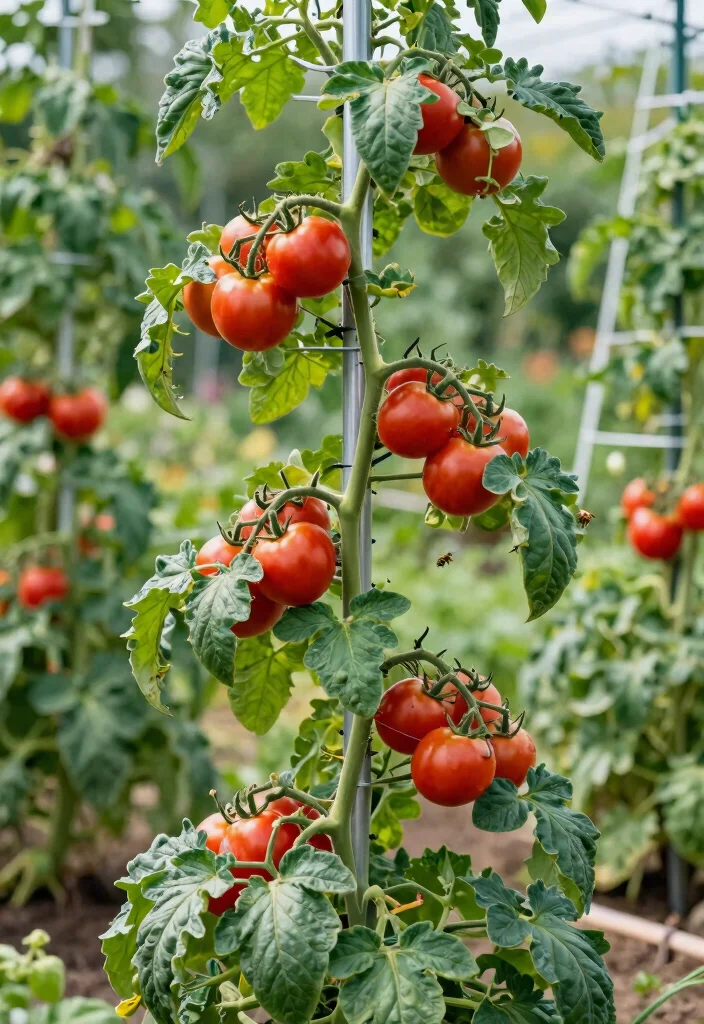 10 Best Tomato Trellis Ideas for Healthy and Easy Harvests - 7. Tomato Spiral Trellis 1