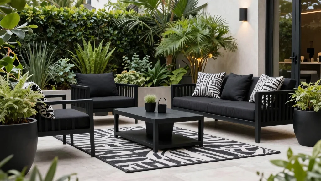 10 Black Patio Ideas for Bold and Modern Outdoor Style