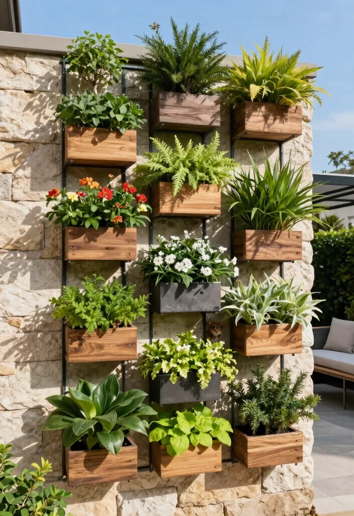 10 Cat Fence Ideas to Keep Pets Safe Outdoors - 1. Vertical Plant Wall Cat Barrier 1