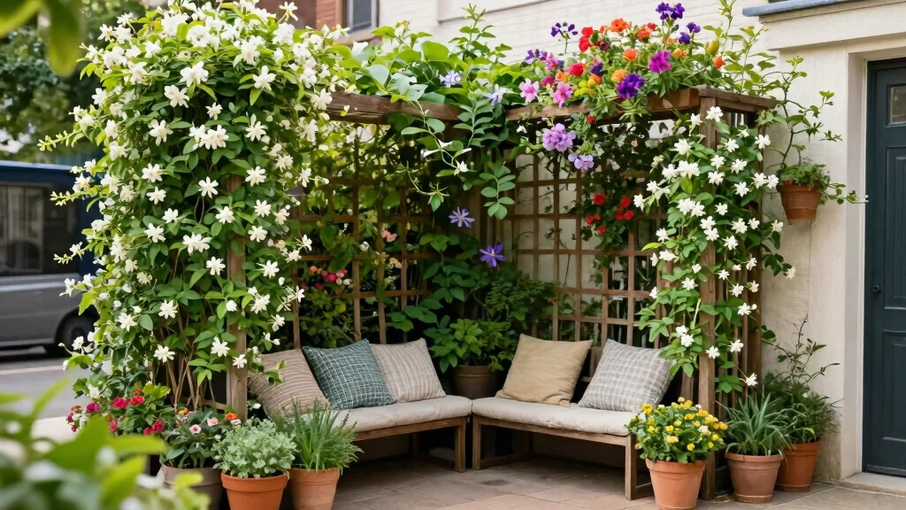 10 Corner Trellis Ideas to Maximize Small Garden Spaces