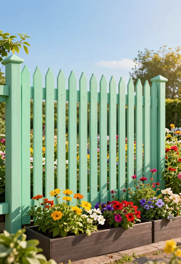 10 Country Garden Fence Ideas for Classic Rural Charm - 9. Farmhouse Style Fences 1