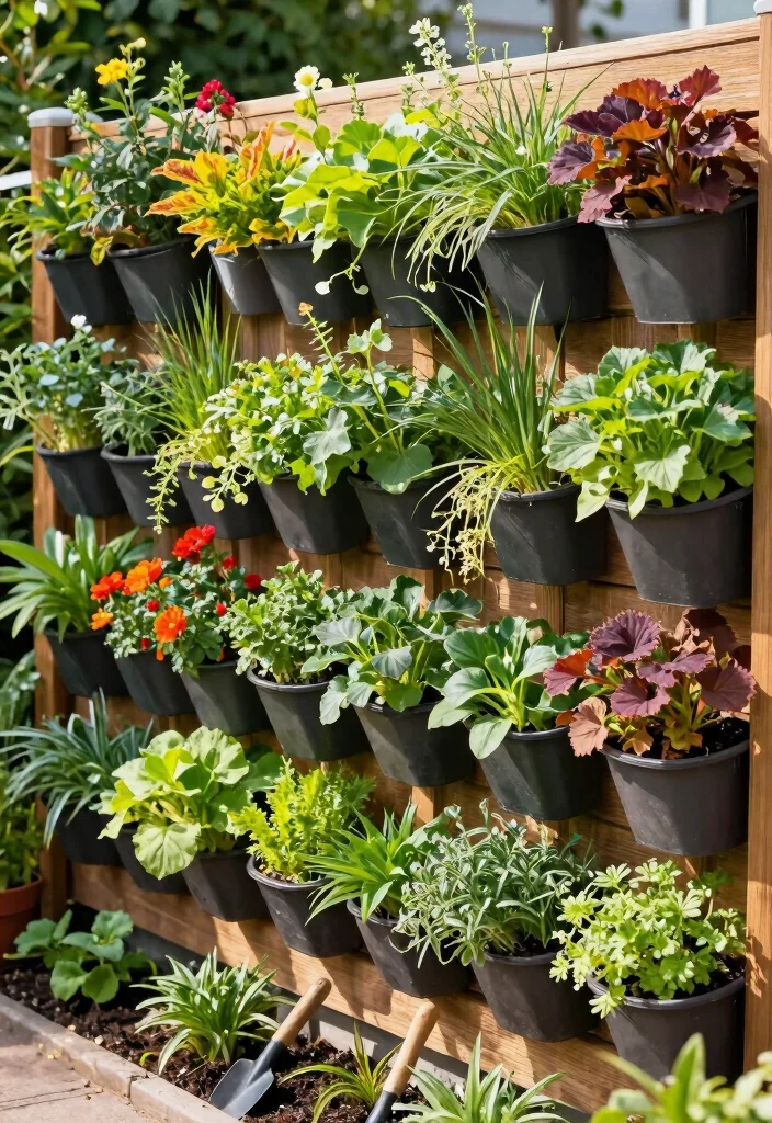 10 Cow Fence Ideas for Rustic and Functional Outdoor Style - 8. Vertical Garden Fence 1