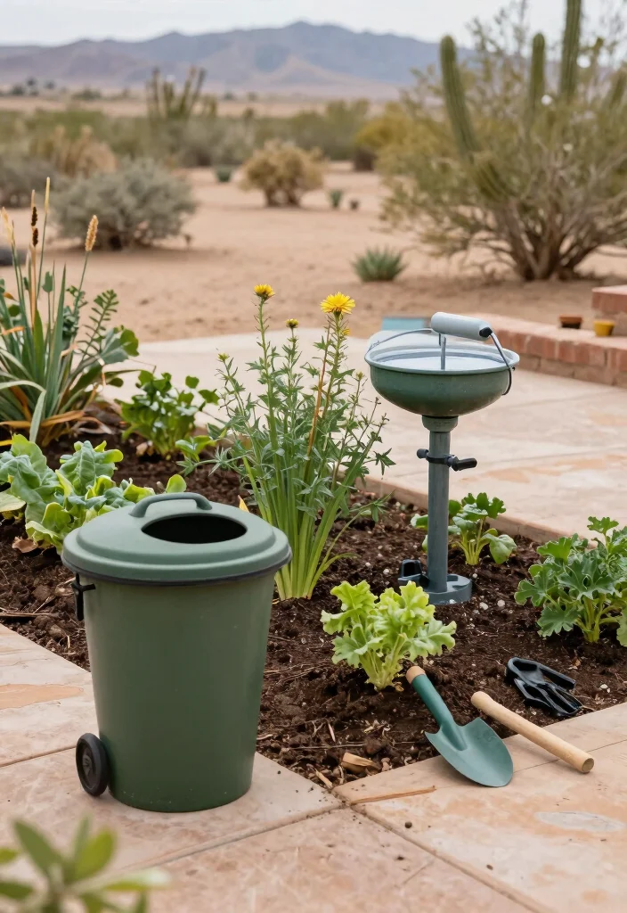 10 Desert Patio Ideas for Heat Smart Outdoor Living - 10. Sustainable Practices in Gardening 1